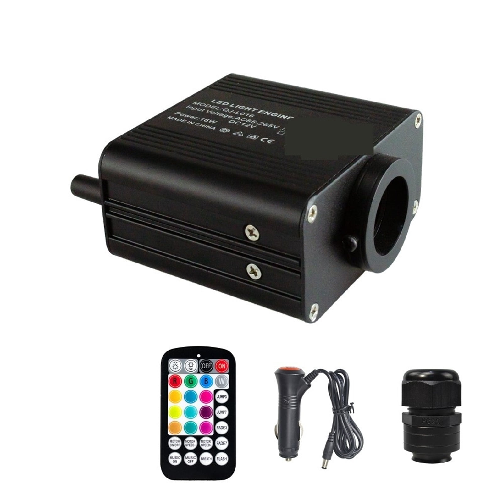 16W Twinkle&Sound Activate Fiber Optic Starlight Headliner Car Home ...