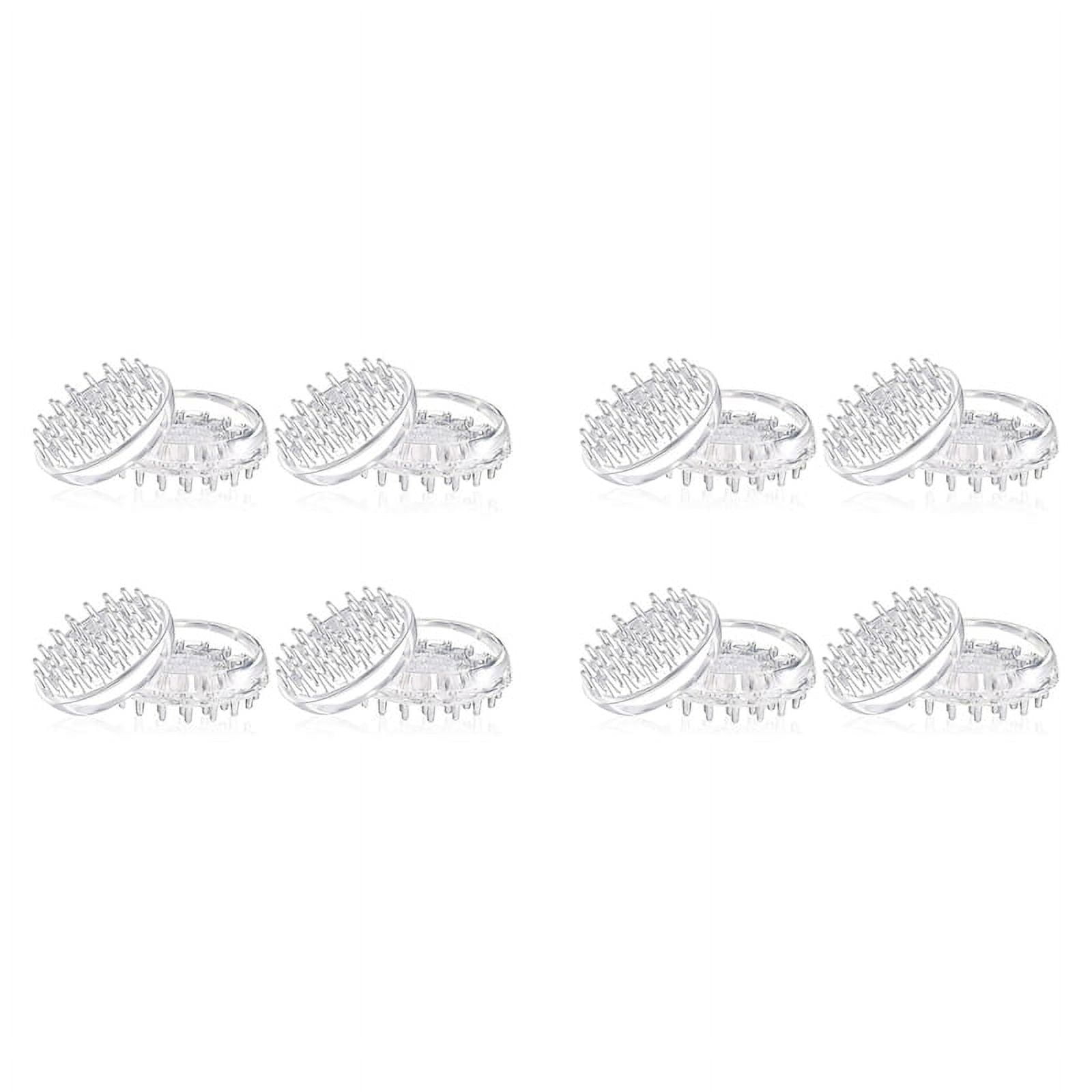 Seetall Carpet Protectors Spiked Caster Cups 16 PCS Square Furniture Caster Cups Spiked