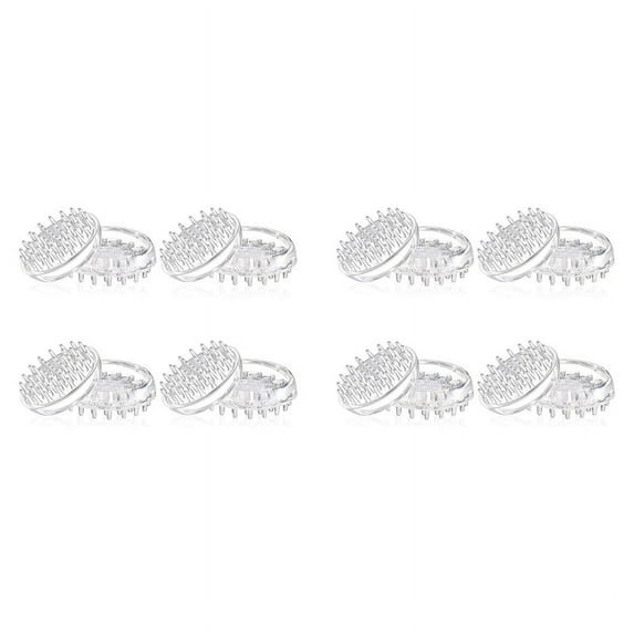 16X Carpet Protectors 8Pcs Spiked Caster Cups Floor Saver Pads Clear Spiked Floor Castor Cups Spiked Furniture Cup