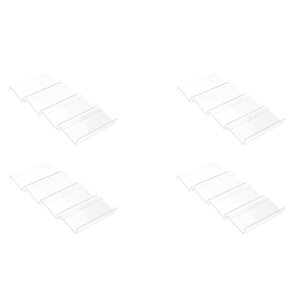 16X Clear Acrylic Spice Drawer Organizer,Seasoning Jars Drawers Insert,Kitchen Spice Rack Tray(Jar Not Included),16 x Organizing rack,Transparent
