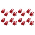 thumbnail image 1 of 16X Metal Climbing Trailer Tow Hook Hooks Buckle, Winch Shackles for 1/10 Scale RC Crawler Truck D90 SCX10 Car,Red, 1 of 8
