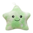 thumbnail image 1 of 16X14 Inch Glowing Star Plush Toy Luminous Stuffed Animal Cushion Pillow for Nighttime Comfort Green Bedding Accent for Birthday Gift, 1 of 7