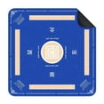 thumbnail image 1 of 16X16 In Mahjong Mat Noise Reduc Ing Table Cover with Non-Slip Rubber Base for Poker Board Games and Dom Inoes In Blue, 1 of 6