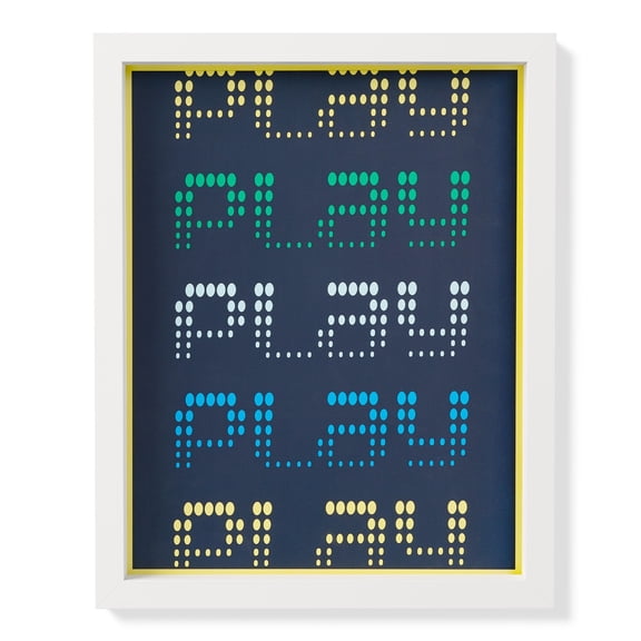 Mainstays Kids 16" x 20" Play Framed Wall Art