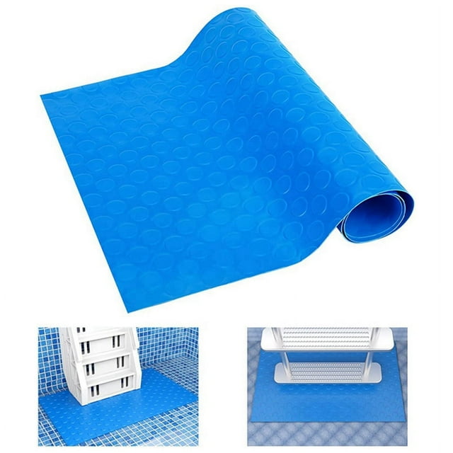 16X36In Pool Ladder MatSwimming Pool Step Mat+Non TextureLadder Pad