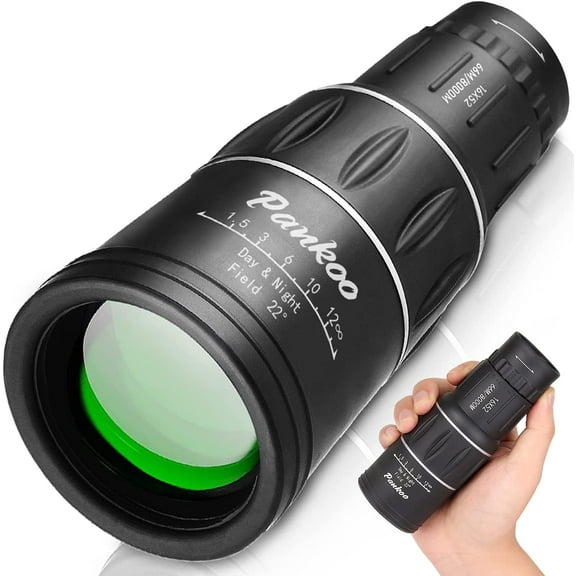 16X52 Monocular Telescope High Powered for Adults, Power Prism Compact Monoculars for Adults Kids,HD Monocular Scope for Gifts, Outdoor Activity,Bird Watching,Hiking,Concert,Travelling