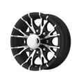 thumbnail image 1 of 16X6 8-Lug on 6.5" Aluminum T07 Trailer Wheel - Black - T07-66867BM, 1 of 2