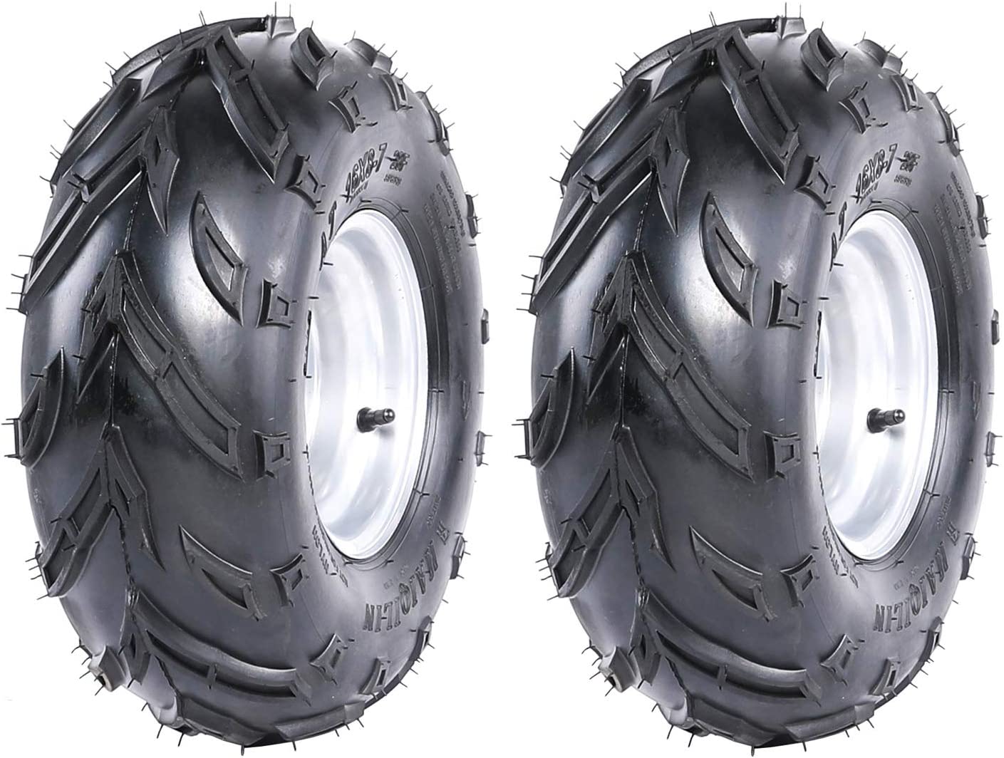 16X8-7 Tires Wheels and Rim Tubeless | Front or Rear Tires with Rims ...