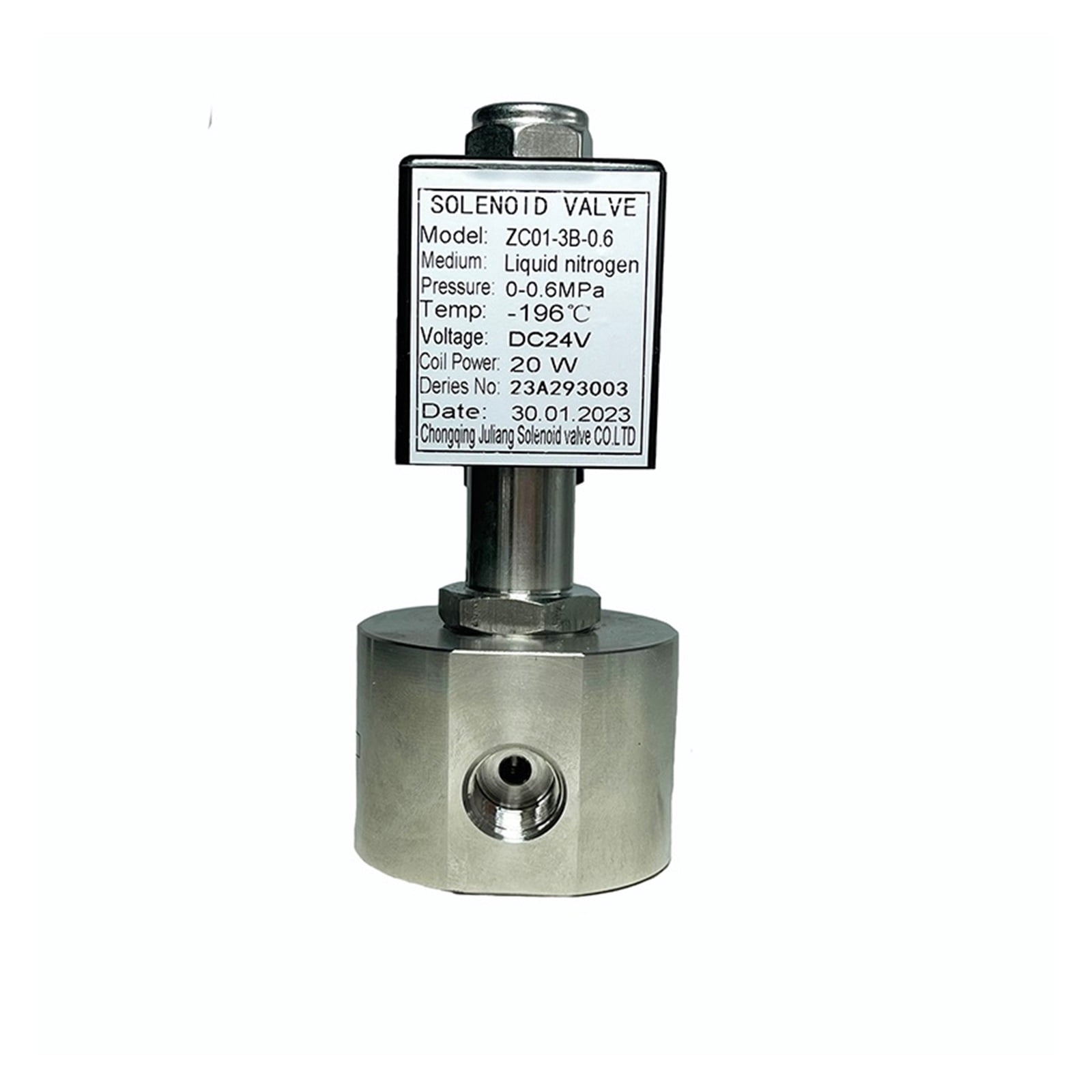 Norgren Kip Solenoid Valve 2B1115-12VDC – 1/8" Orifice, 2-Way Normally Closed – 12V DC, 7W For Air/Liquid/Vacuum