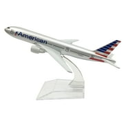 16cm 1400 American B777 Model Simulation Aircraft Model Aviation Model for Collection and Gift