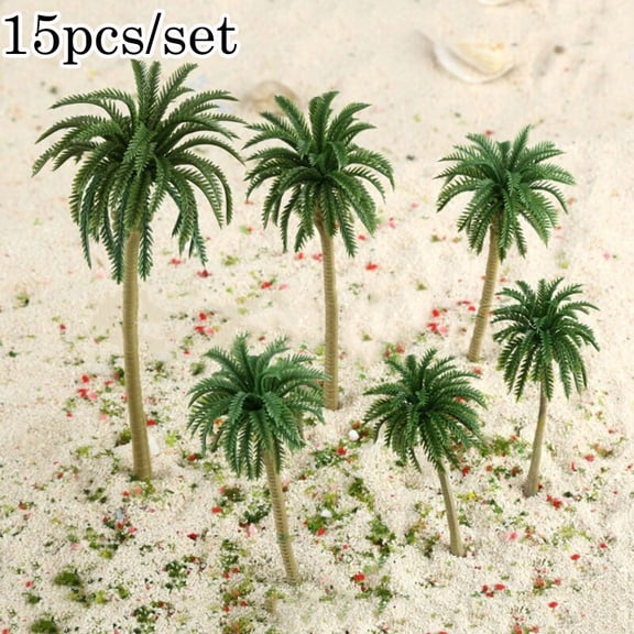 16cm/13cm/11cm/8cm/7cm Model Trees Coconut Palm Ho N Model Trees Durable