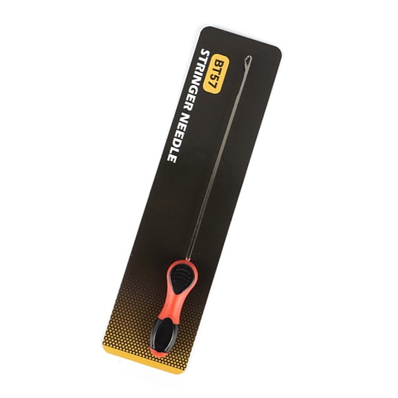 16cm/6.3in Professional Metal Stringer Needle Fishing Splicing Needle Fishing Tool Easy to Operate Ergonomic Handle