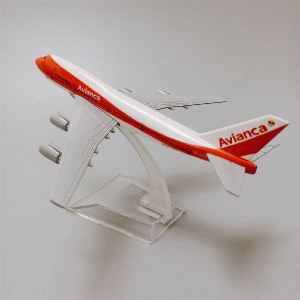 16cm Air Colombia Avianca B747-200 Airline Airplane Model Plane Diecast Aircraft