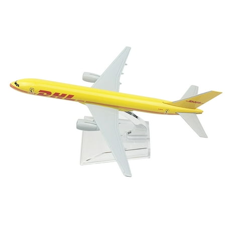 16cm DHL B757 Cast Planes Airplane Model Simulation Aircraft Model Aviation Model Aircraft Kits for Collection and Gift