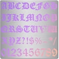thumbnail image 1 of 16cm Metal Letter Number Stencil Alphabet Punctuation Symbol Number Template Reusable Stainless Steel, 1 of 9
