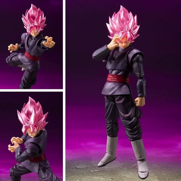 16cm SHF Super Saiyan Ros Zamasu Goku Articulated Action Figure Goku Black Anime Figure Collectible Model