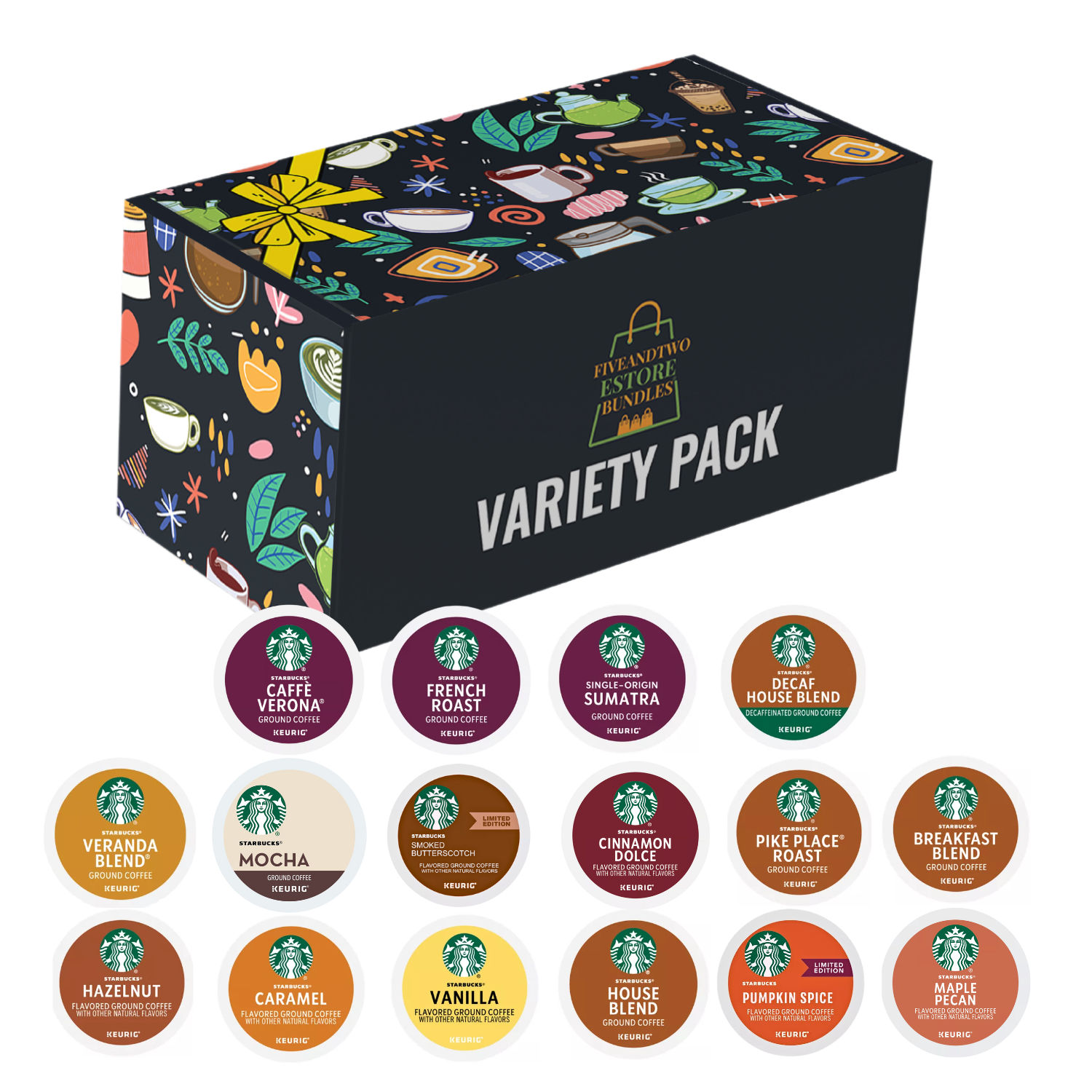 Starbucks 16ct K Cups Medium Dark Roast Mocha Suitable for Keurig Coffee Lover Gift Walmart
