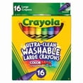 thumbnail image 1 of 16ct Ultra Clean Washable Large Crayons, 1 of 3