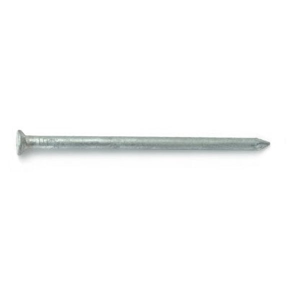 16d 3-1/2" Hot Dip Galvanized Smooth Shank Common Flat Head Nails (60 pcs.)