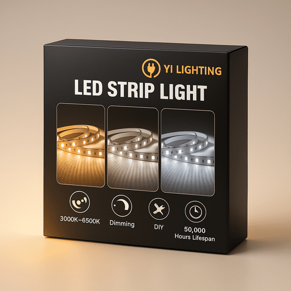 YI LIGHTING LED 16.4FT Tunable White LED Tape Light Kit with Remote 2700K-6500K
