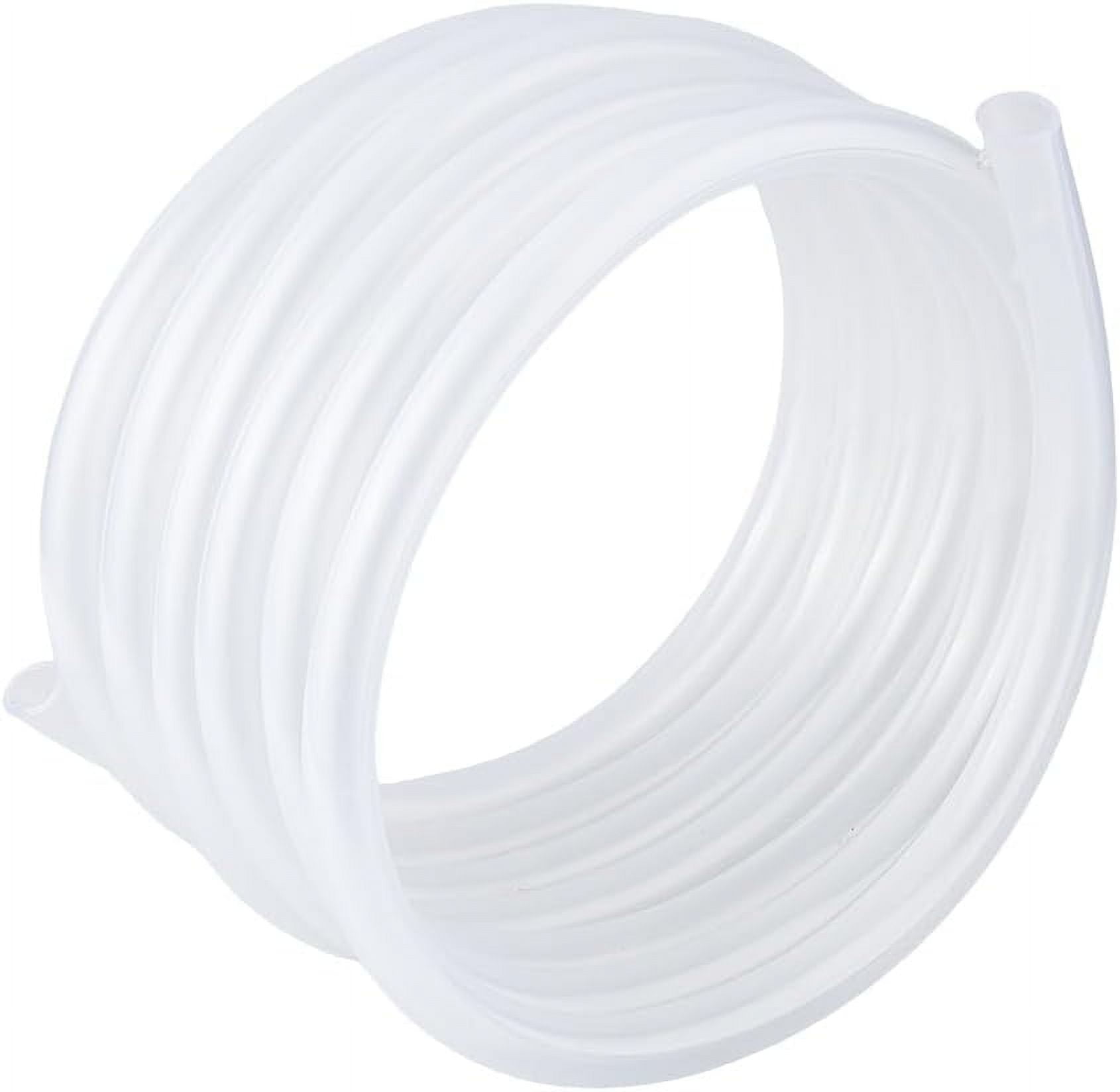 16ft/5m Flexible Tubing for DIY Artificial Flowers 16mm Wide Flower Bouquets Tubes Clear Floral Stems Roll for DIY Bundling Artificial Flower Stems