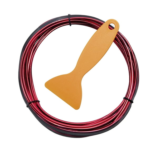 16ft Car Interior Door Gap Edge Line Molding Trim Strip Decorate Red Accessories