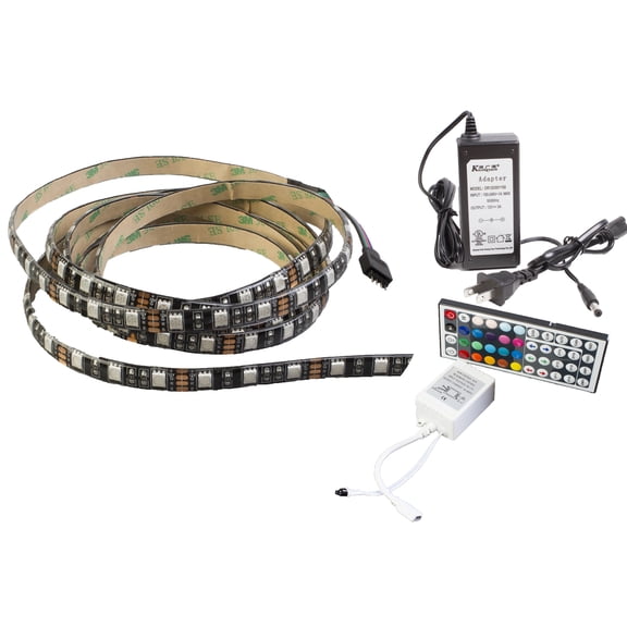 16ft RGB Color-change LED light strip + controller + power supply