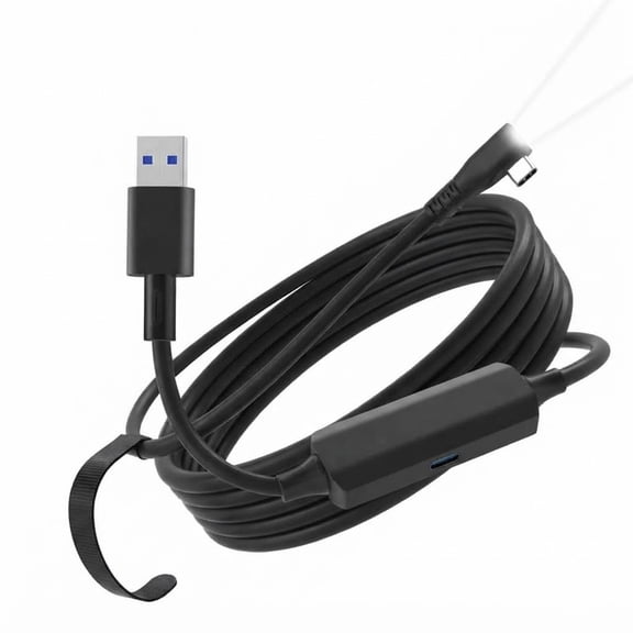 16ft VR Link Cable for Meta Quest 3S / 3 / 2 Accessories, USB 3.0 5Gbps, Charging Port