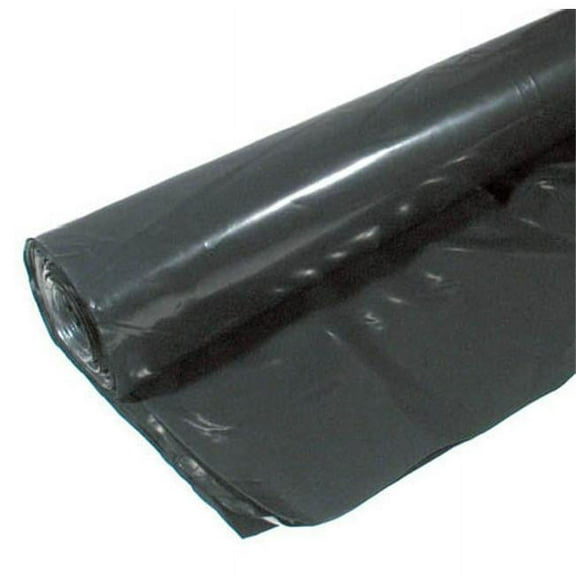 16ft. X 100ft. 6 ML Tyco Polyethylene Black Plastic Sheeting