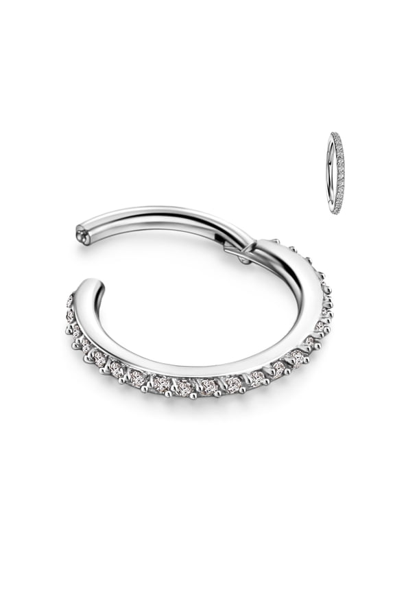 16g Cartilage Earring Hoop Silver 16 Gauge Cartilage Earrings for Women 16 Gauge Earrings for Inner Conch Ear Lobe Rook Piercing Surgical Steel Helix Earring 14mm Hypoallergenic Earrings