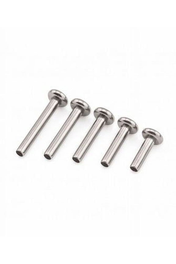 16g Threadless Posts High Polish Titanium 1/4"