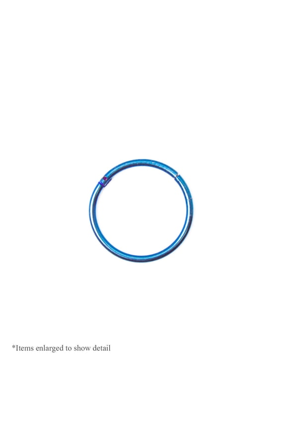 16ga -1/2 316L Surgical Stee Hinged Segment Ring- Ear, Nose, Lip, Cartilage