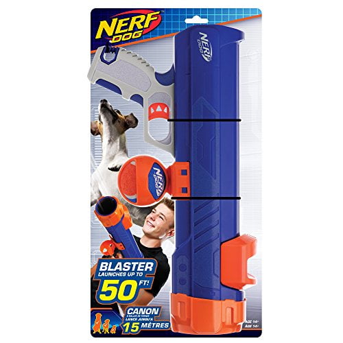 Nerf Dog Blaster w/Ball Clip,16 inch