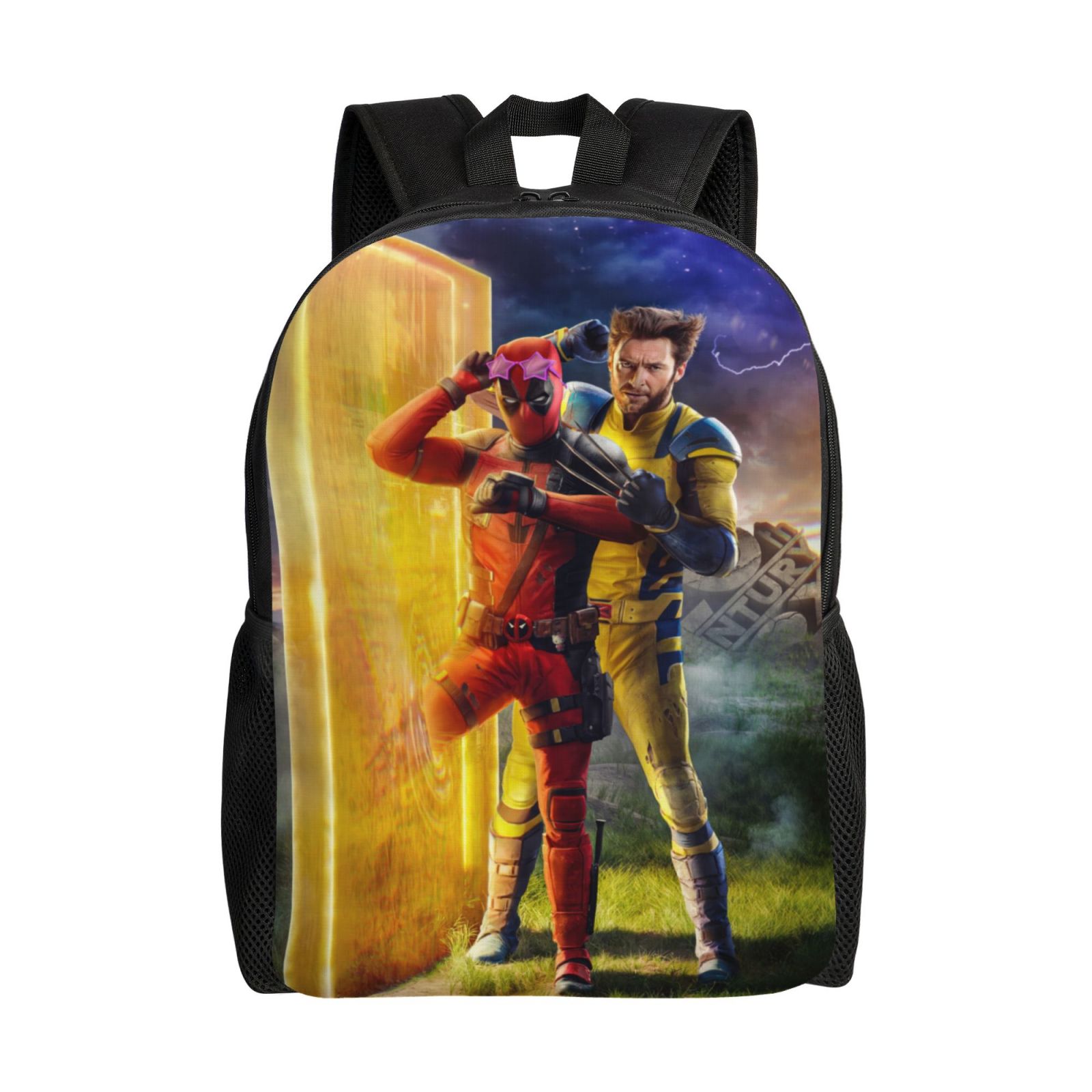 16in Deadpool Backpacks For Boys Girls Cartoon Laptop Bags Lightweight Durable Backpack Schoolbag For Teens Elementary Middle School Bookbag Walmart