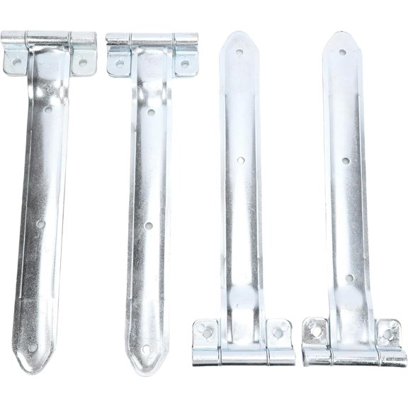 16in Trailer Door Hinge Strap, 4Pcs Metal Cargo Trailer Hinges, Side Door Enclosed Offset Bent Hinge for Cargo Utility RV$$Electronics Accessories