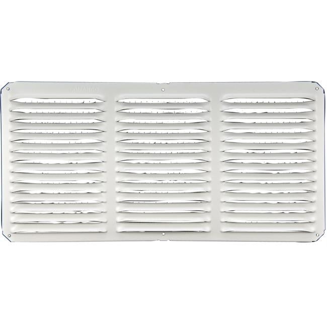 16in. X 8in. White Undereave Vent   - Pack of 12