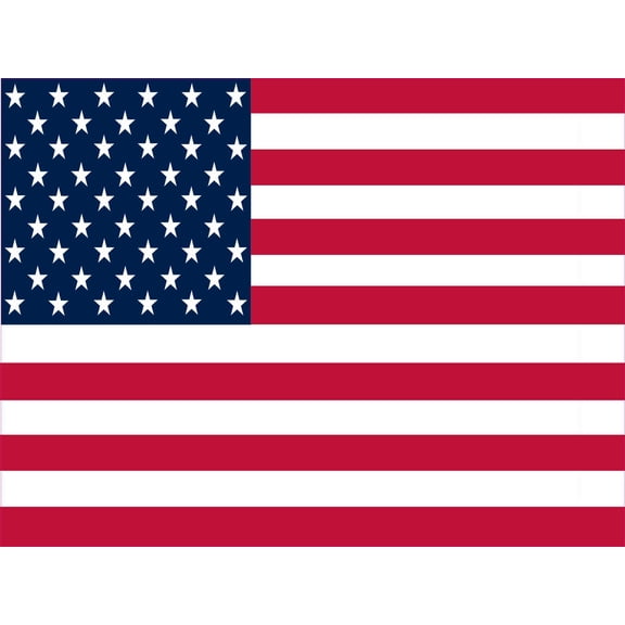 16in x 12in American Flag Sticker Decal Stickers Window Vinyl Decals Flags