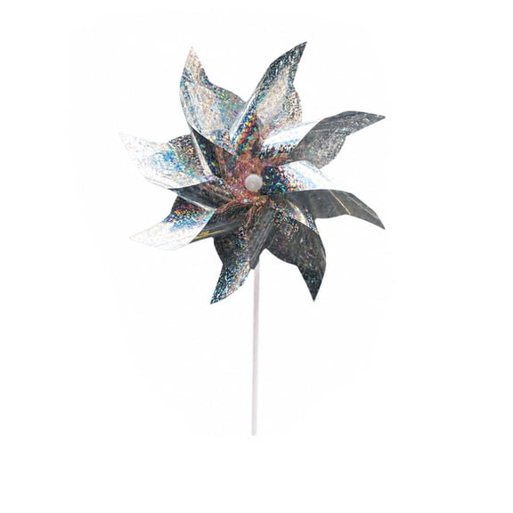 16inch Kinetic Wind Spinner Metal Yard Art Elegant Rotating Sculpture Outdoor Garden Decor with Heavy Duty Ground Stake