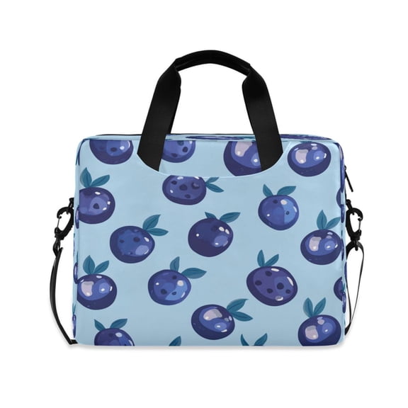 16inch Laptop Briefcase, Business Laptop Bag with Detachable Strap & Padded Compartment, Water-Resistant Polyester，Blueberry