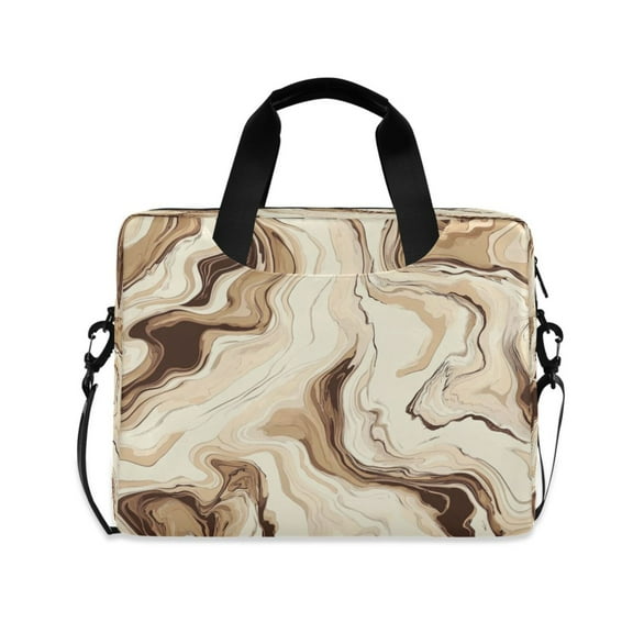 16inch Laptop Briefcase, Business Laptop Bag with Detachable Strap & Padded Compartment, Water-Resistant PolyesterDigital Ink Drawing