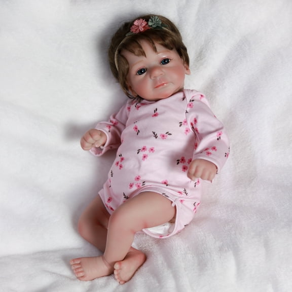 16inch Realistic Reborn Baby Dolls Vinyl Silicone Real Life Newborn Girl Doll Kids Gift