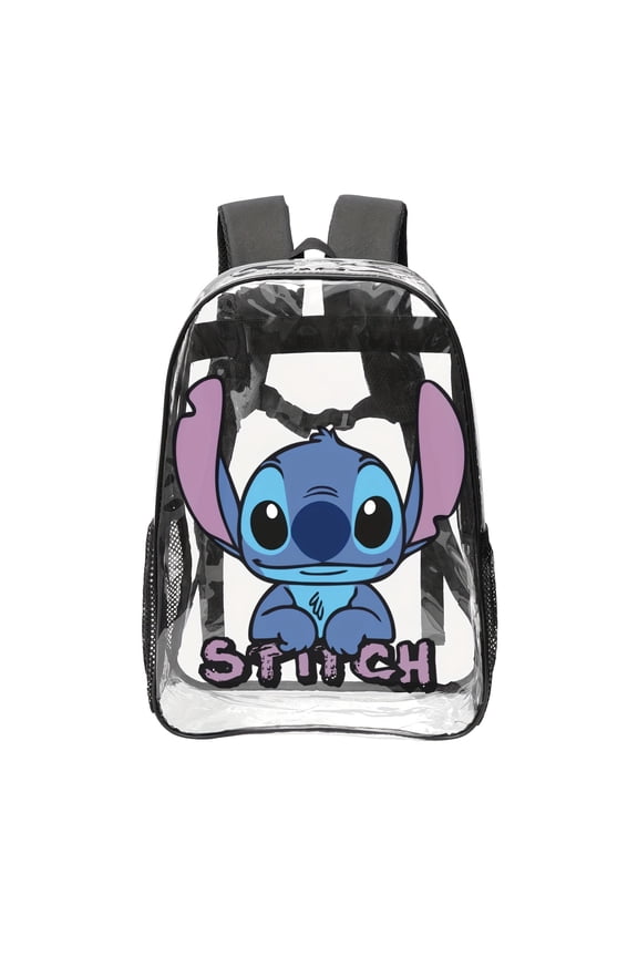 16inch Transparent Backpack - Lightweight and Durable PVC Material with Adjustable Shoulder Straps, Fun Cartoon Design, Suitable for Parties, Travel, and Casual Use, Casual Backpack | Cartoon