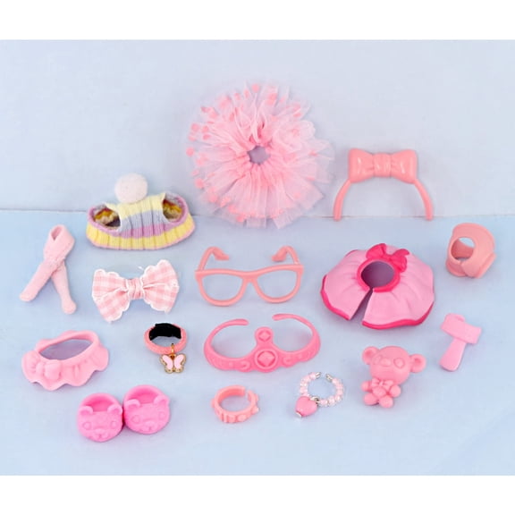 16lot Mini Accessories Set for lps Pet Toys,as the Picture Show