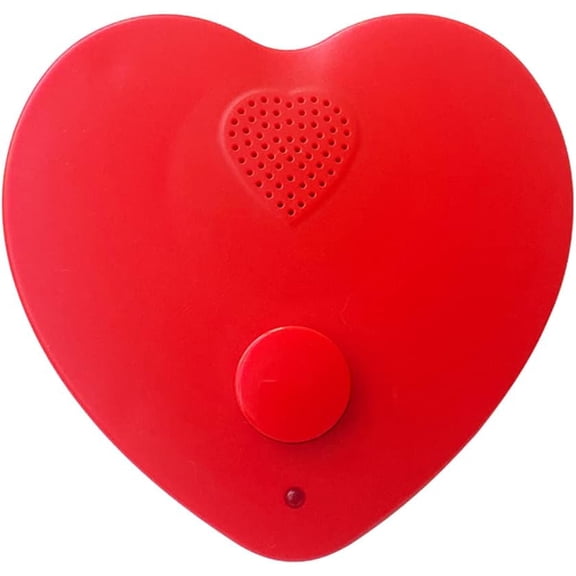 16min Voice Recorder for Stuffed Animals,Personal Voice Message Recordable Sound Recorder Chips Module for Mother's Day Christmas Plush Toy,Manual DIY Sound Creative Presents for Boyfriend (Red)