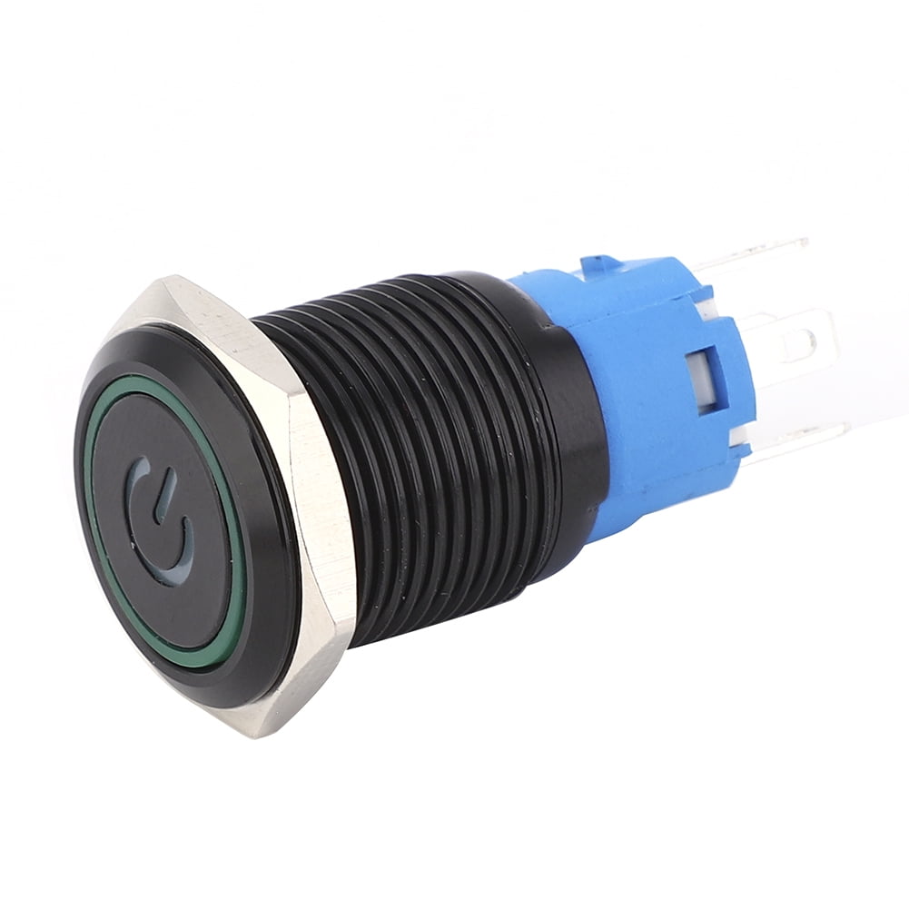 16mm / 0.63 inches Self Locking Metal Switch IP65 Protection with LED ...