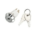 thumbnail image 1 of 16mm 2 Positions Key Locking Push Button Switch With 2 Keys NO NC S1605, 1pcs, 1 of 5