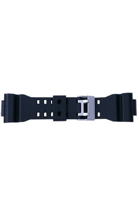 16mm Black Genuine Rubber Watch Band Fits Casio G-Shock Style