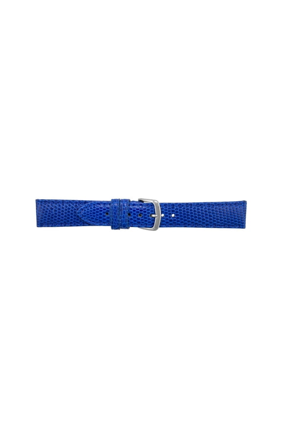 16mm Blue Genuine Java Lizard Women's Watch Strap