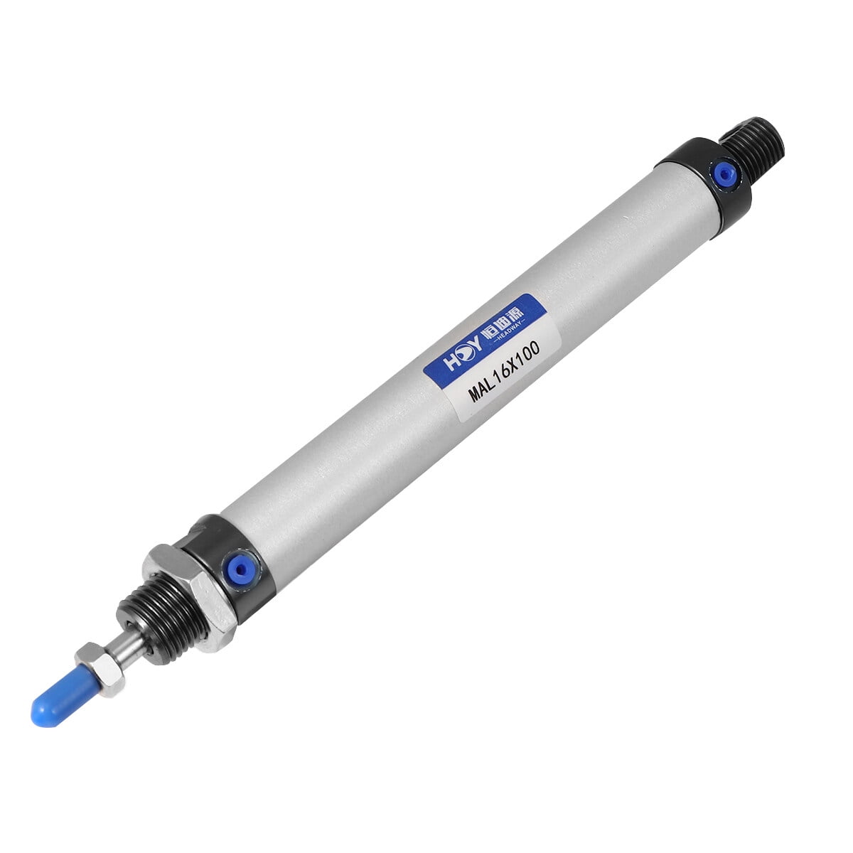 16mm Bore 100mm Stoke Pen Type Pneumatic Air Cylinder Double Action