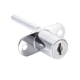 thumbnail image 1 of 16mm Cylinder Diameter Cabinet Drawer Plunger Lock w Key, Keyed Different, 1 of 4